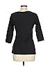 Hanes Black 3/4 Sleeve T-Shirt Size M - photo 2