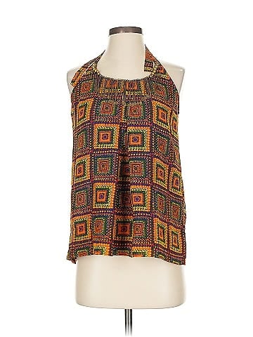 Andrew Charles Vibrant Tassel-Adorned Geometric Top (view 1)