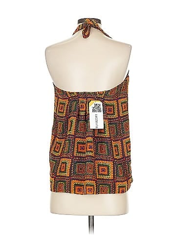 Andrew Charles Vibrant Tassel-Adorned Geometric Top (view 2)