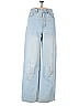 OAK + FORT 100% Organic Cotton Hearts Blue Jeans Size 24 waist - photo 1