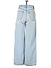 OAK + FORT 100% Organic Cotton Hearts Blue Jeans Size 24 waist - photo 2