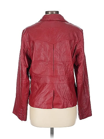 Wilsons Leather Bold Red Wilson's Leather Jacket (view 2)