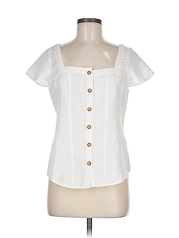 Maeve by Anthropologie Short Sleeve Blouse (view 1)