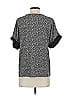 Vince. 100% Silk Gray Short Sleeve Top Size XXS - photo 4