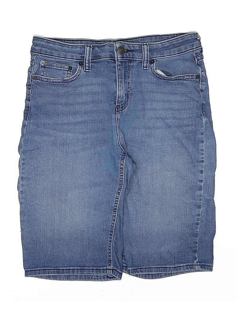 DKNY Jeans Blue Denim Shorts Size 8 - photo 1