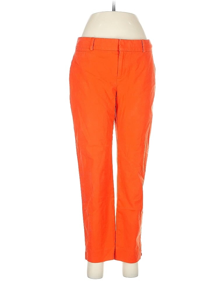Pre-owned Crown & Ivy Casual Pants In Orange