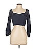 Babaton Black 3/4 Sleeve Top Size L - photo 1