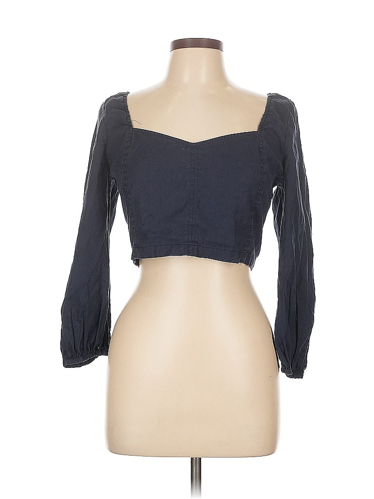 Babaton Black 3/4 Sleeve Top Size L - photo 1