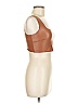 Commando Brown Faux Leather Top Size S - photo 4