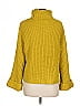 525 America 100% Acrylic Yellow Turtleneck Sweater Size M - photo 2