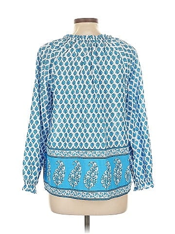J.Crew Factory Store 3/4 Sleeve Blouse (view 2)