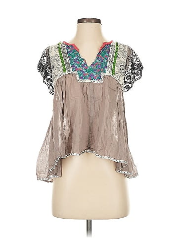 Free People Short Sleeve Blouse (view 1)
