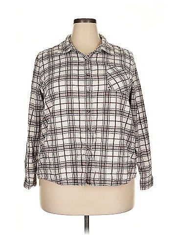 Natural Reflections Long Sleeve Button-Down Shirt (view 1)