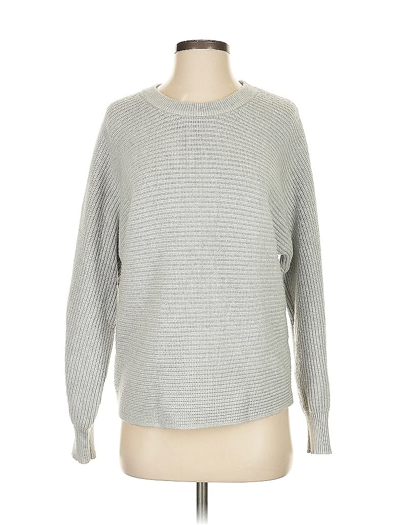 Pre-owned T Tahari Pullover Sweater In Gray