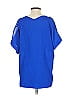 Soprano 100% Polyester Blue Short Sleeve Blouse Size S - photo 2