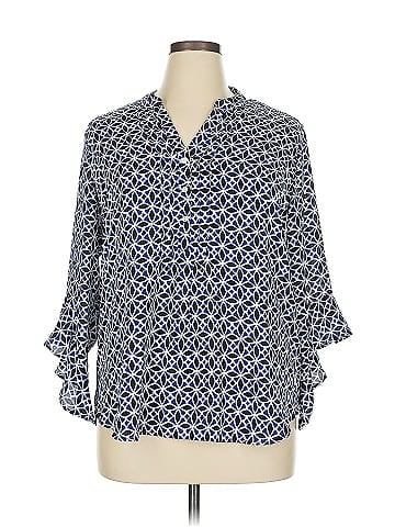 Counterparts 3/4 Sleeve Blouse (view 1)