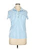 Jude Connally Blue Short Sleeve Polo Size XL - photo 1