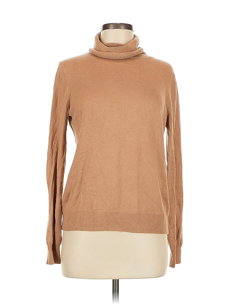 Pre-owned Banana Republic Factory Store Turtleneck Sweater In Brown