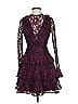 Alexis Burgundy Cocktail Dress Size S - photo 1