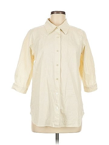 Denim Co 3/4 Sleeve Button-Down Shirt (view 1)