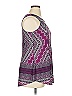 Roz & Ali Purple Sleeveless Blouse Size XL - photo 4