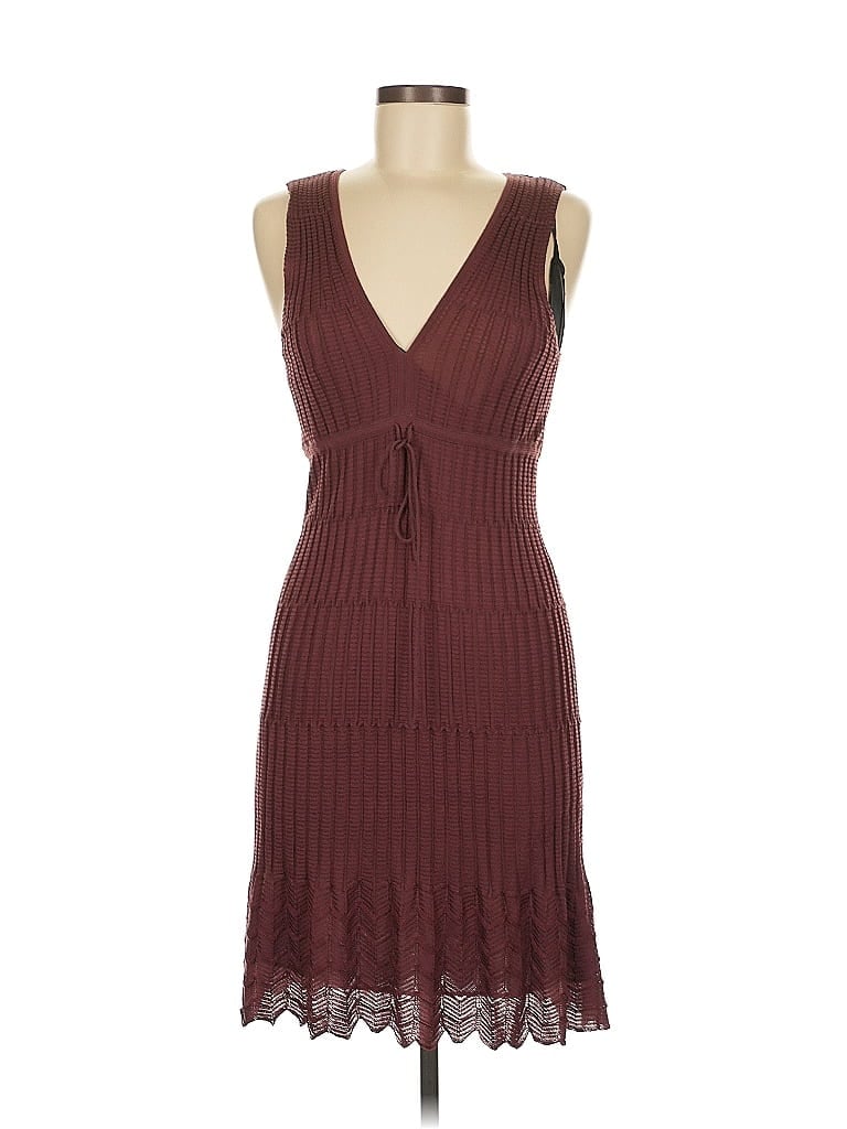 M Missoni Burgundy Cocktail Dress Size EU (IT) 44 / US 8 - photo 1