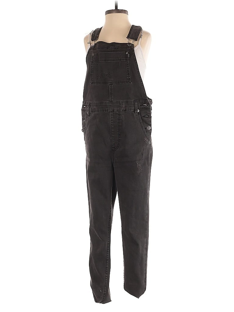 RVCA Black Overalls Size 25 waist - photo 1