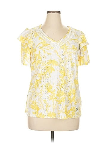 Adrienne Vittadini Short Sleeve Blouse (view 1)