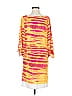 Hale Bob 100% Silk Tie-dye Yellow Cocktail Dress Size S - photo 1