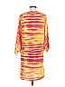 Hale Bob 100% Silk Tie-dye Yellow Cocktail Dress Size S - photo 2