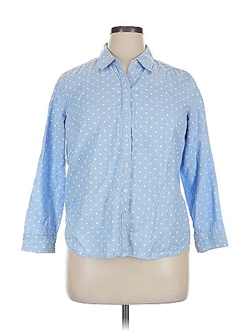 Croft & Barrow 3/4 Sleeve Button-Down Shirt (view 1)