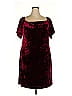 Eliza J Burgundy Cocktail Dress Size 22 - photo 1
