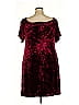 Eliza J Burgundy Cocktail Dress Size 22 - photo 2