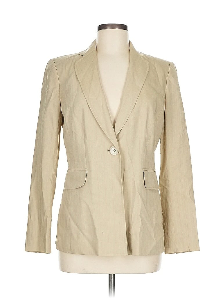 Pre-owned Ann Taylor Wool Blazer Jacket In Brown