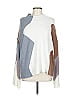 Gilli Color Block White Ivory Pullover Sweater Size L - photo 1