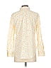G1 100% Cotton Print Yellow Long Sleeve Blouse Size S - photo 2