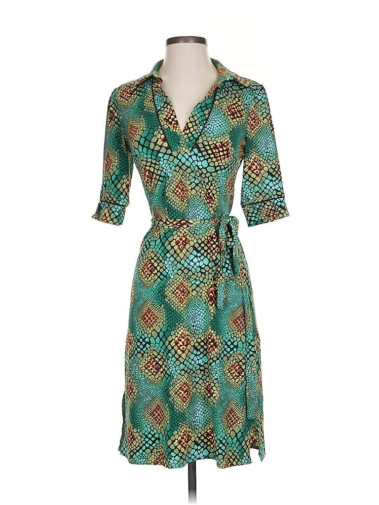 Pre-owned Laundry By Shelli Segal Casual Dress In Blue