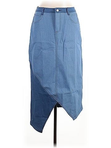 udel new york Denim Skirt (view 1)