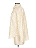 G1 100% Cotton Print Yellow Long Sleeve Blouse Size S - photo 4