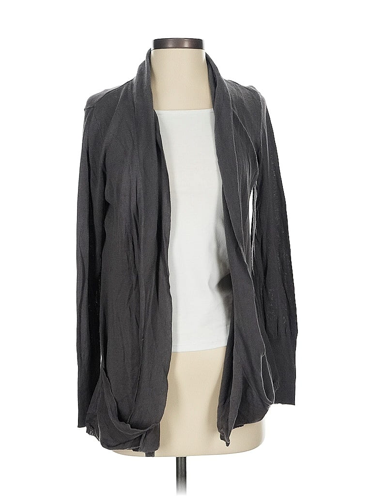 Pre-owned Soft Surroundings Cardigan Sweater In Gray