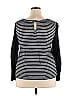 Gap Outlet Stripes Black Long Sleeve Top Size XXL - photo 2