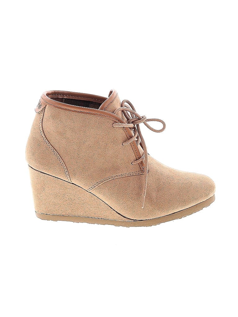 Mad Love Tan Ankle Boots Size 7 - photo 1