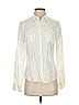 Saks Fifth Avenue 100% Linen Ivory Long Sleeve Button-Down Shirt Size S - photo 1