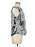 Armani Collezioni 100% Polyester Gray Sleeveless Blouse Size 6 - photo 4
