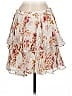 ML Monique Lhuillier Floral Ivory Casual Skirt Size 8 - photo 1