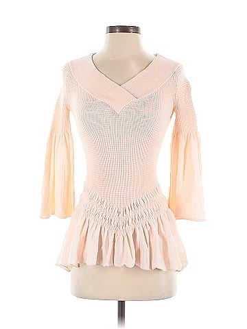 Jonathan Simkhai 3/4 Sleeve Top (view 1)