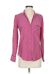 Equipment Long Sleeve Silk Top