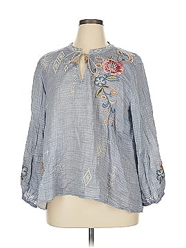 Johnny Was 3/4 Sleeve Blouse