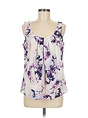 St. John Sleeveless Silk Top