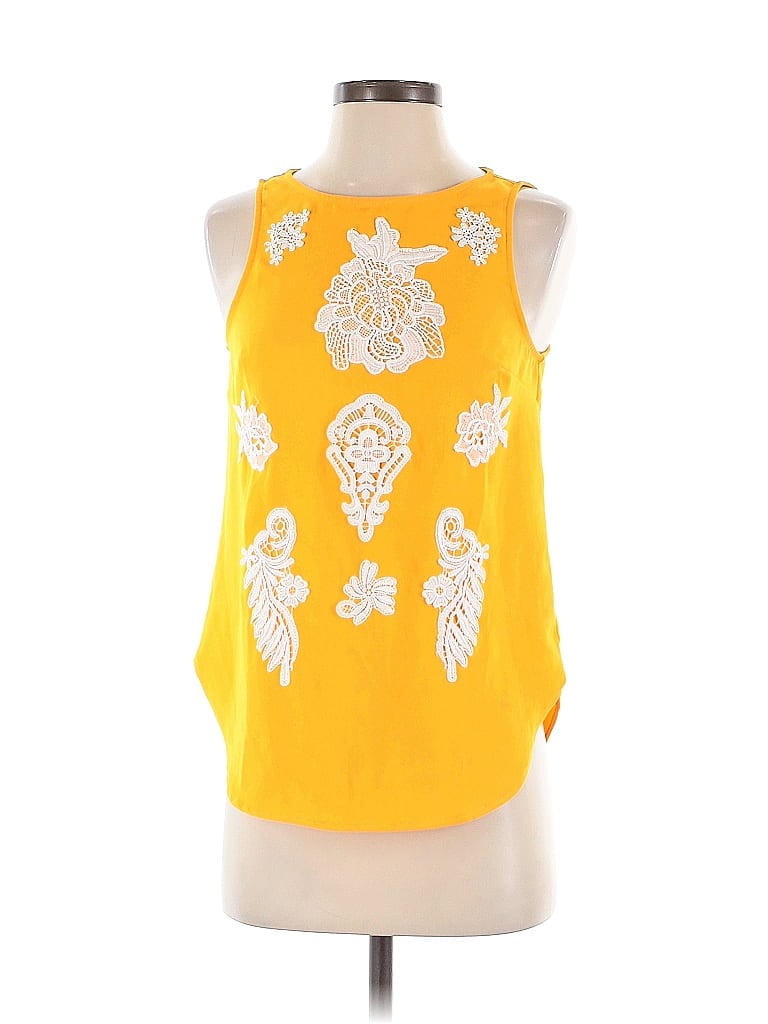 Click to view more detailed imagery on our partner's website Pre-owned Victoria Beckham For Target Sleeveless Blouse In Yellow